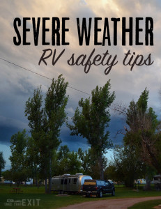 Severe Weather RV Safety Tips {we seek shelter from a tornado in Florida}